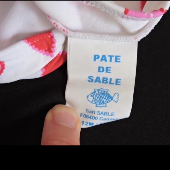 Pate de Sable 12M Baby Girls Swimsuit French - Picture 4 of 5